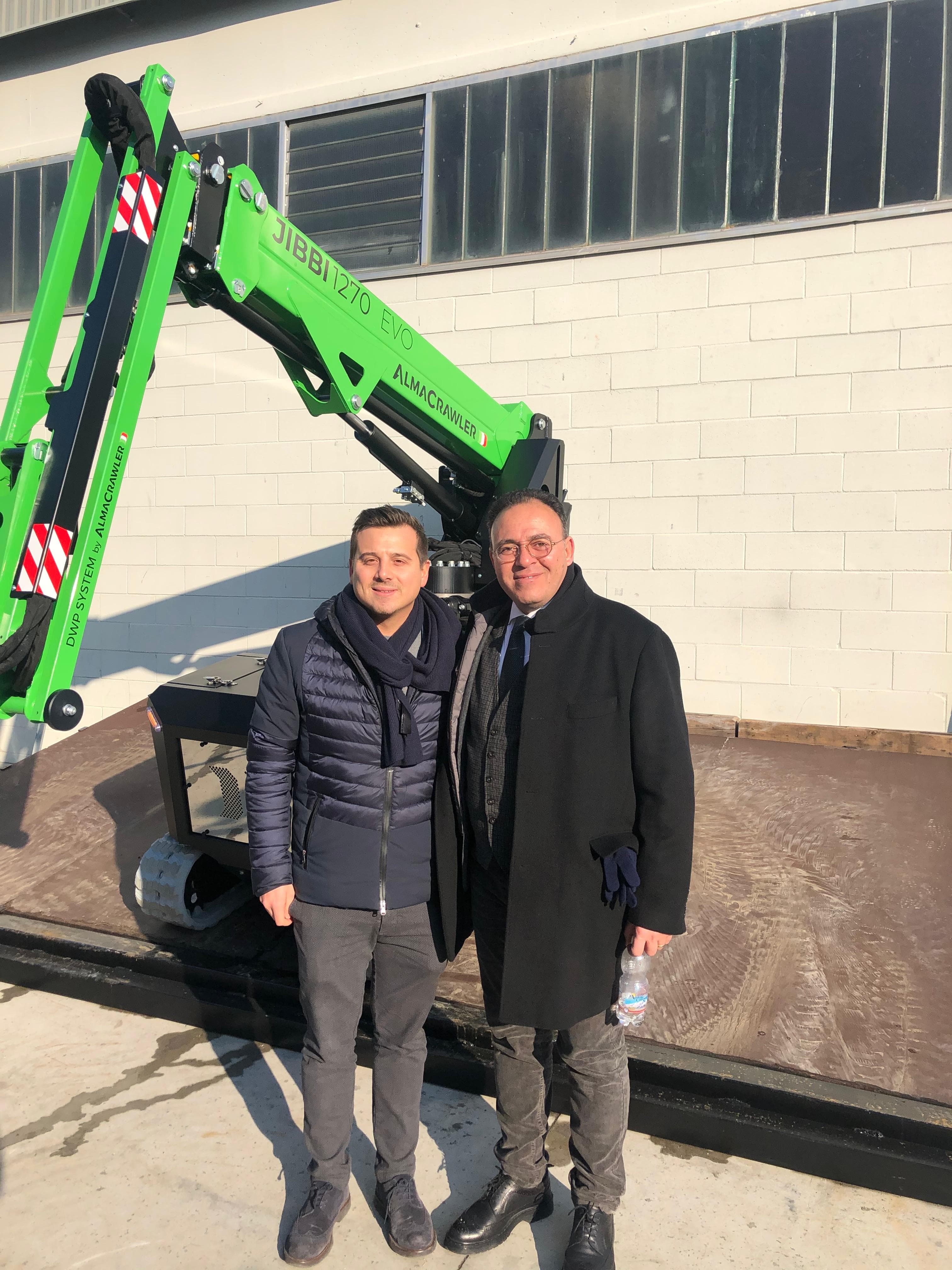 At Almacrawler Factory in Italy